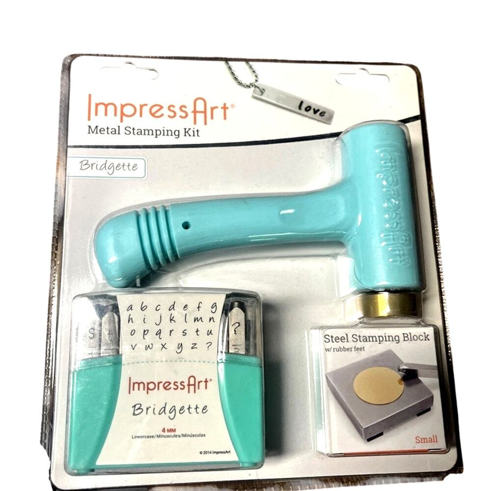 ImpressArt Metal Stamping Kit 4mm | Bridgette Lowercase Font NEW